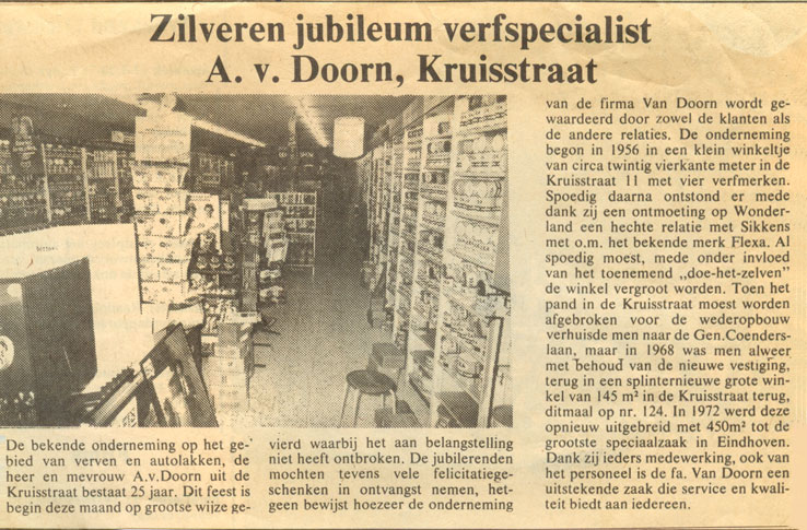 25 jaar winkelverkoop