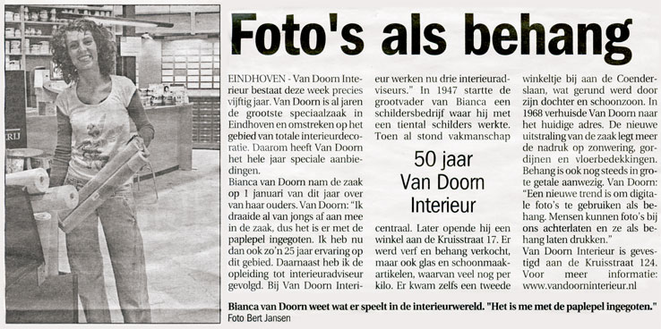 foto's als behang