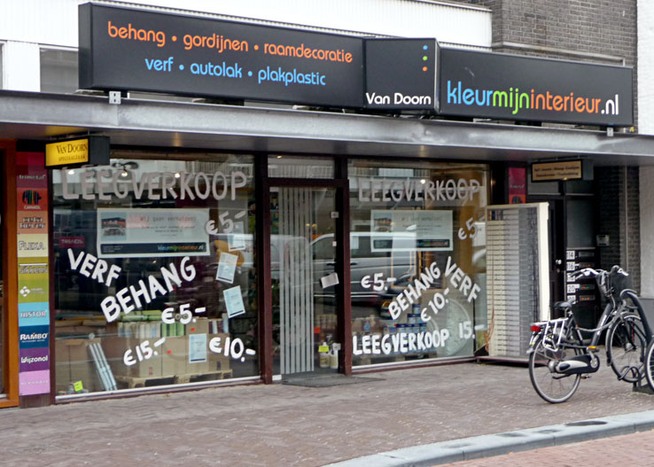 kruisstraat leegverkoop
