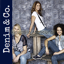 carta da parati Denim and co