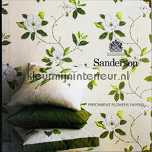 Sanderson Parchment Flowers papier peint