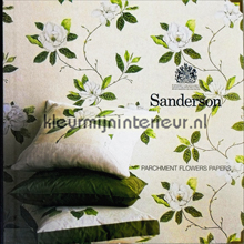 Sanderson Parchment Flowers wallcovering