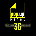 Pop up panel 3D pellicole autoadesive AS Creation
