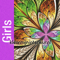 Girls photomural Kleurmijninterieur