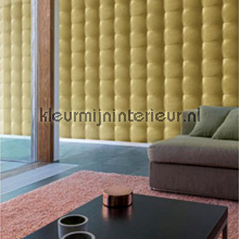 Leer geblokt olijfgroen wallcovering Hookedonwalls New Skin 2S-3003