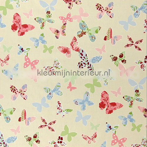 Butterfly Vintage gordijnen 5860-284 Butterfly Gardens Prestigious Textiles