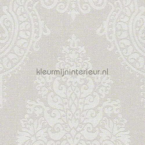 Linnen look klassiek ornament carta da parati 93677-1 interiors AS Creation