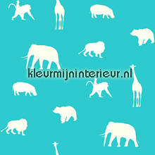 aparte jungle dieren behang Esta home Giggle 137337