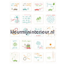 Green planet papel de parede Noordwand Little Ones 414079