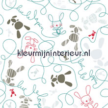 Doodle scribble fottobehaang Noordwand Little Ones 415083