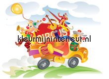 Circus truck papel de parede Noordwand Little Ones 418020