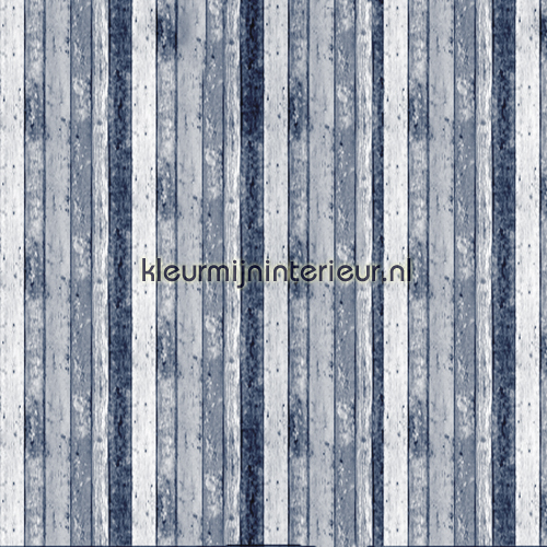 Sloophout blauw papier peint 8550-60 Best of Wood and Stone AS Creation
