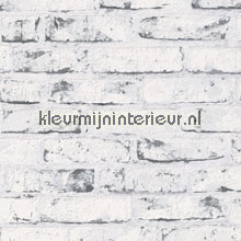baksteen wit-grijs papier peint AS Creation Dekora Natur 6 9078-37