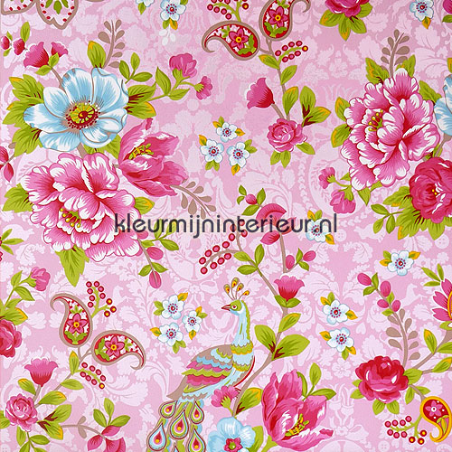 Pip pauw en bloemen 313053 wallcovering PiP Wallpaper II Eijffinger Pip pauw en bloemen 313053 wallcovering PiP Wallpaper II Eijffinger