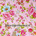 Pip pauw en bloemen behang 313053 Interieurvoorbeelden behang Inspiratie