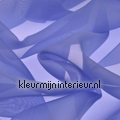 Blauw Voile Uni Vorhang