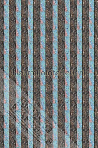 Sloophout blauw bruin fototapet ML209 Wallpaper Queen Behang Expresse