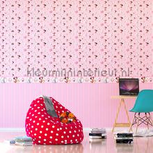 Disney shopping girls rand wallcovering wbd8067 Dutch Wallcoverings