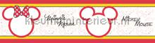 Minnie en Mickey mouse rand behang wbd8068 meisjes Dutch Wallcoverings