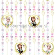 Anna en Elsa hearts behang wpd9738 meisjes Dutch Wallcoverings