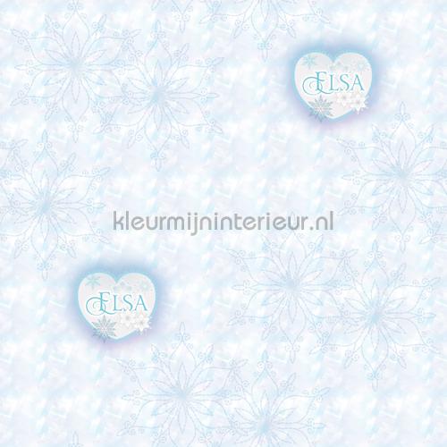 Frozen Elsa Hearts behang wpd9751 meisjes Dutch Wallcoverings