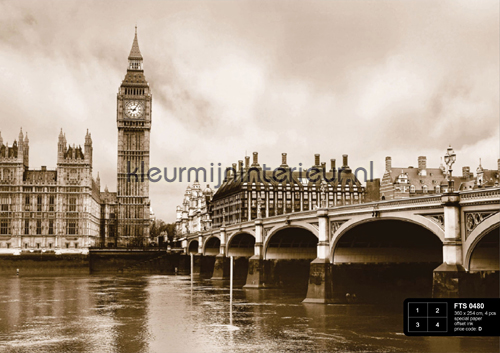 Naar de Big Ben in London fotobehang FTS 0480 AG Design