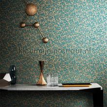 Coral teal gold behang Anthology exclusief 