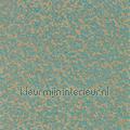 Coral teal gold wallcovering 111869 Anthology 5 Anthology