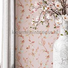 Handgeschilderde bloemen papier peint 219455 Atelier BN Wallcoverings