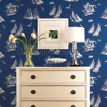 Sailboat toile blue tapeten 343059 marine Eijffinger