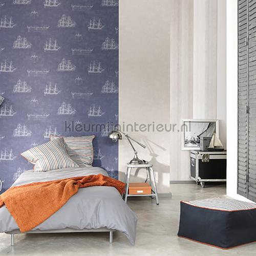 BALTIC MAQUETTES BLEU NUIT wallcovering BTI29266504 navy Casadeco