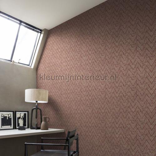 Woven chevron behang 219403 aanbieding behang BN Wallcoverings