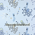 Octopus Denim curtains 1353-703 navy Prestigious Textiles