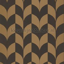 Belle epoque paradoxe marron wallcovering Casadeco Vintage- Old wallpaper 