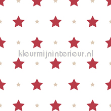 Sterrenpatroon tapeten Rasch uni farben 