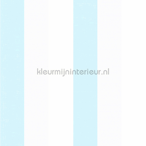 3 kleuren streep behang blauw 330273 Interieurvoorbeelden behang Rasch