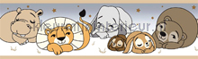 Slapende dieren behangrand papier peint Rasch Wallpaper creations 