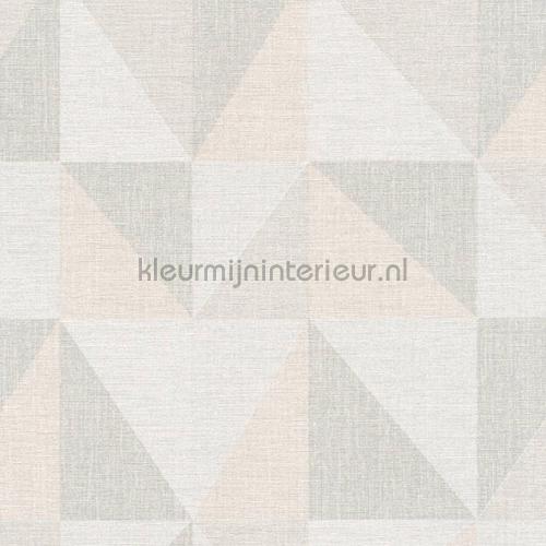 Scandi ruit in linenlook papier peint 351812 Bjorn AS Creation