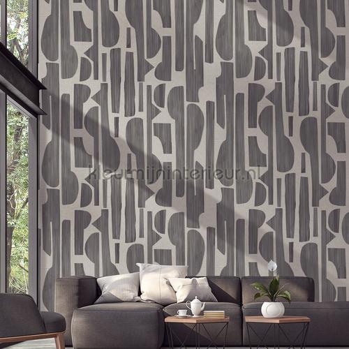 Tapestry black linnen tapet 395896 Bold Eijffinger