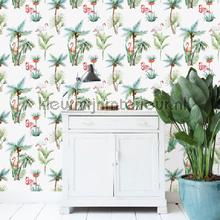 Flamingo Palm wallcovering flamingo-palm girls Creative Lab Amsterdam