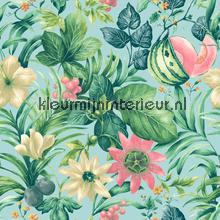 Mint paradise tapeten BA2002 Botanical Dutch Wallcoverings