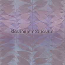 Bladprint paars papier peint Dutch Wallcoverings Collected BA2109