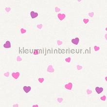 Vliegende hartjes wallcovering 35750-2 hearts AS Creation