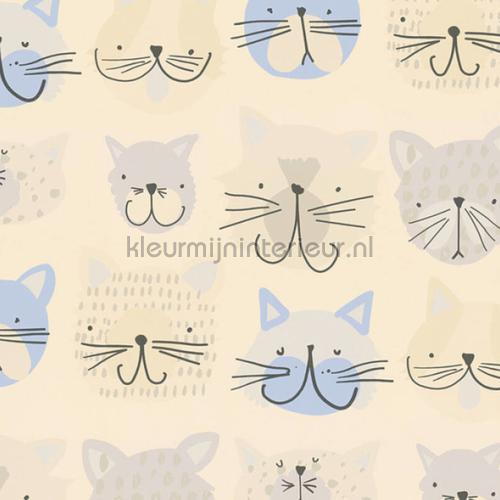 Allemaal poesjes wallcovering 36754-1 Baby - Toddler AS Creation