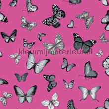Butterflies roze behang Esta home Brooklyn Bridge 138511