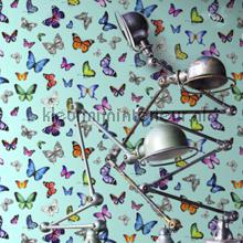 Butterflies turquoise papel de parede Esta home Brooklyn Bridge 138537