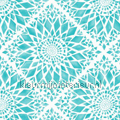 Geruit bloempatroon turquoise papier peint Esta home stress 