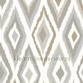 Azteken ruitpatroon grijs papier peint Esta home Cabana 140-148-630