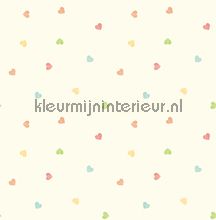 Dwarrel hartjes papel pintado Dutch Wallcoverings rayas 