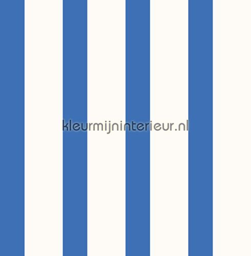 Blauwe strepen tapet DL21149 Carousel Dutch Wallcoverings